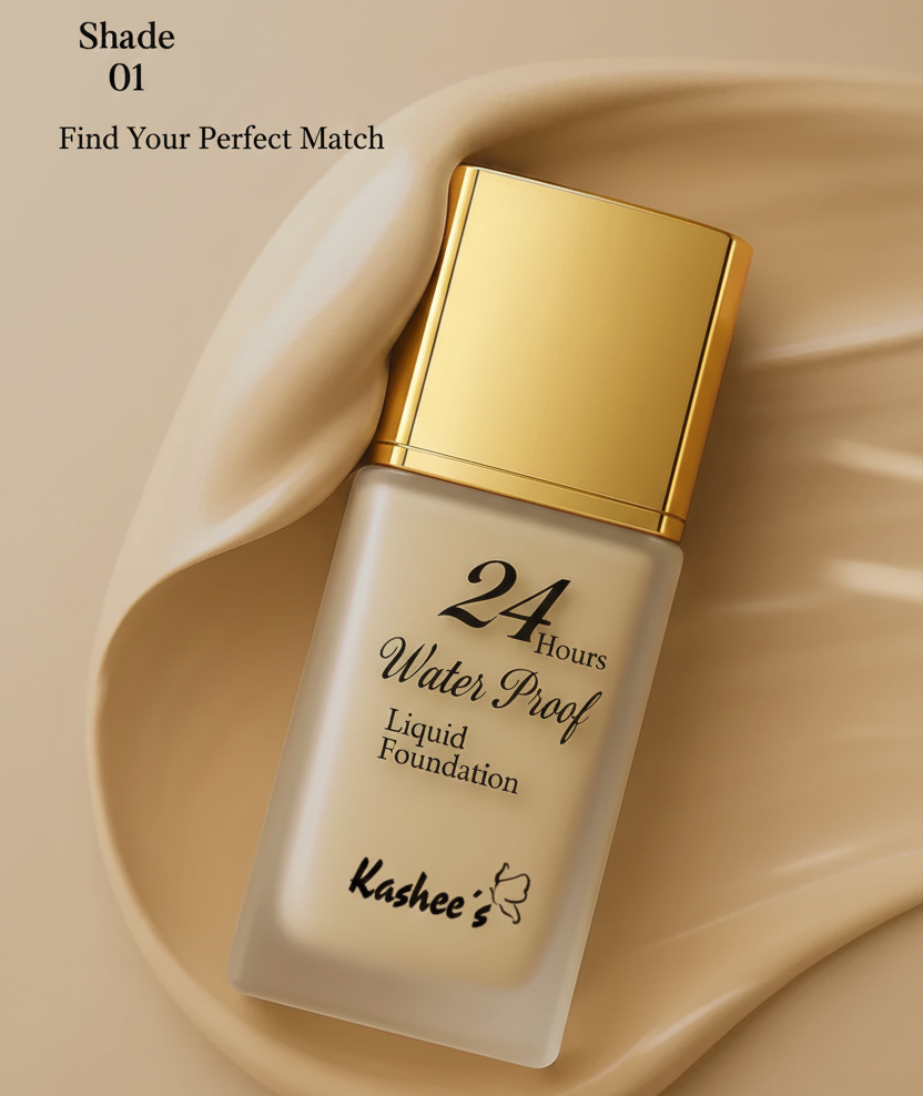 Kashee’s 24-Hour Waterproof Liquid Foundation