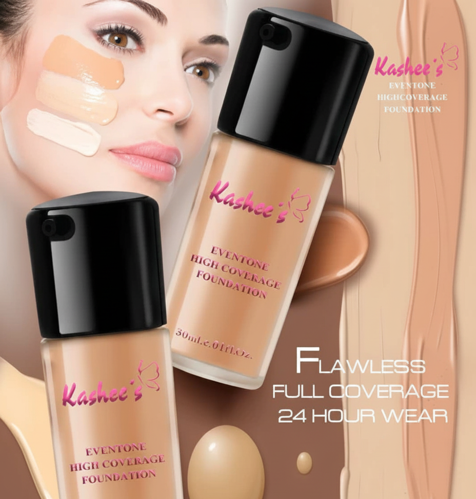 Kashee’s Eventone High Coverage Foundation – Professional Base (30ml)