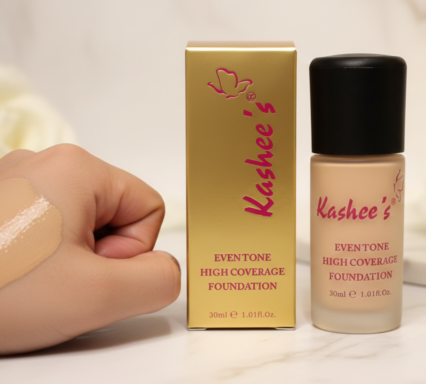 Kashee’s Eventone High Coverage Foundation – Professional Base (30ml)