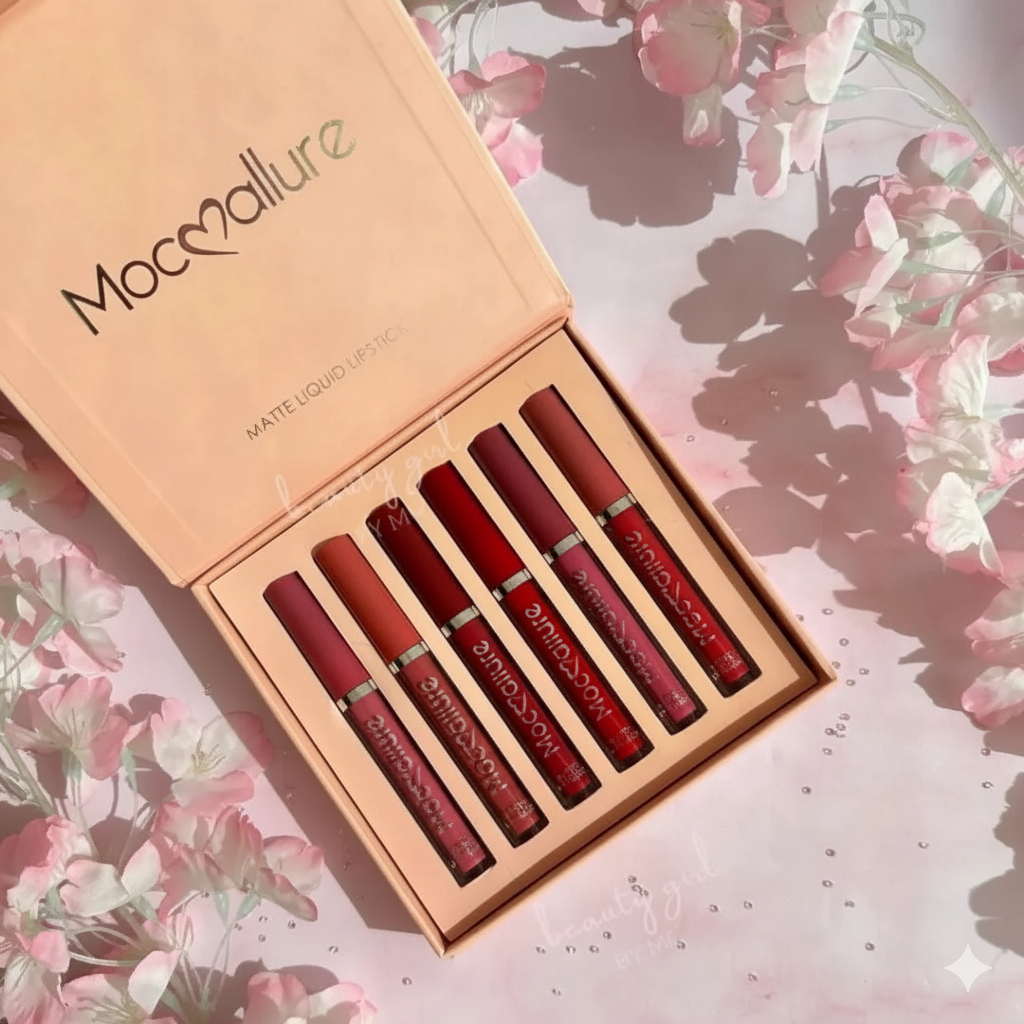 Mocallure Glamour Matte Lip Gloss Set